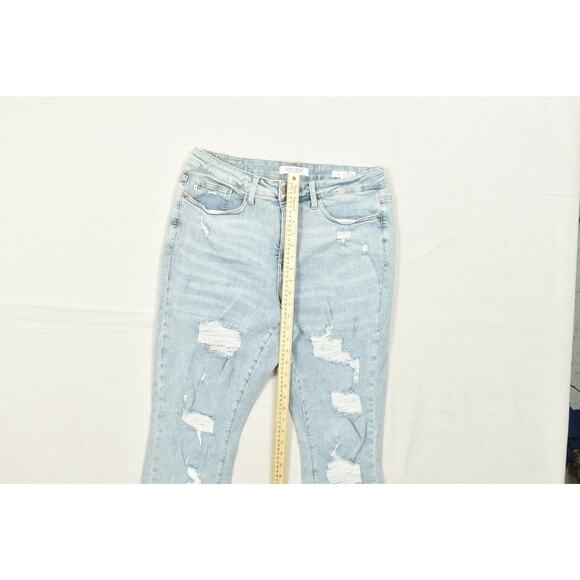 Judy Blue Women's Plus Size 18W Skinny Fit Light Wash Jeans Blue Cotton Blend - Picture 6 of 8